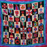 Emanuel Ungaro Silk scarf with pattern