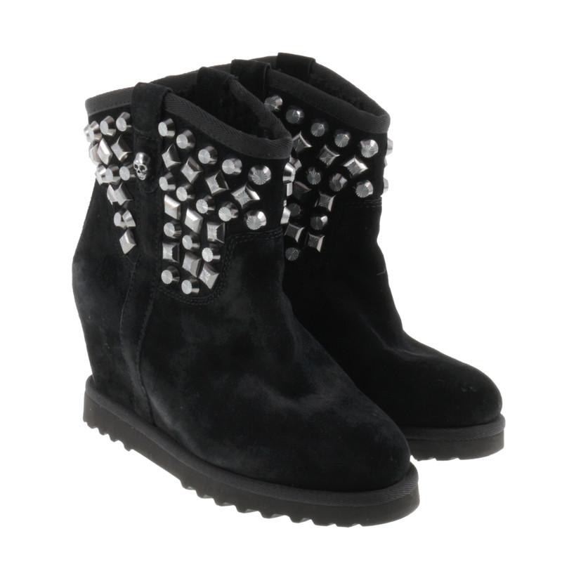 Ash Ankle boots in suede with studs