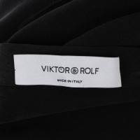 Viktor & Rolf Zijde blouse met Rhinestone details