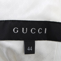 Gucci Blazer mit Leder-Detail