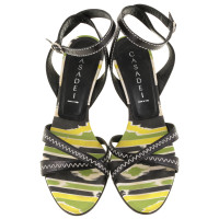 Casadei Sandals with decorative stitching