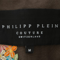 Philipp Plein Veste avec strass et broderie