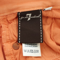7 For All Mankind Jeans "Skinny" in arancione