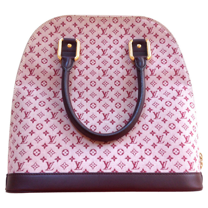 Louis Vuitton Alma PM32 aus Baumwolle in Rosa / Pink