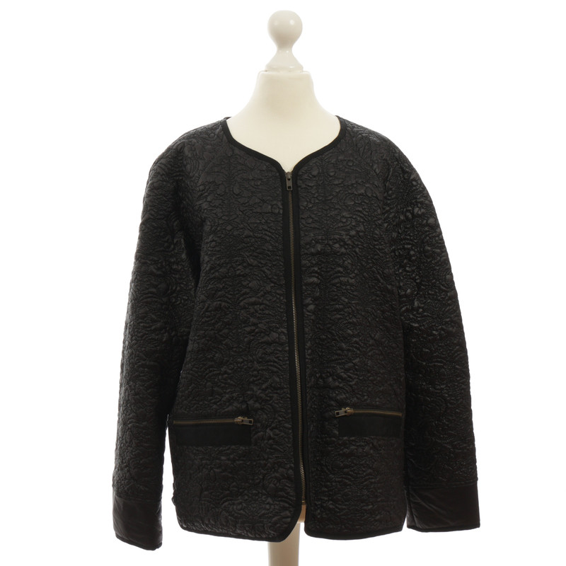 Hoss Intropia Black Quilted Jacket