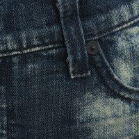 7 For All Mankind Minigonna in jeans denim blu