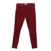 Paige Jeans Rote "Hoxton Ultra Skinny" Jeans