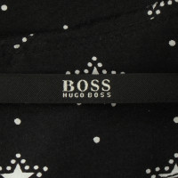 Hugo Boss "Essi" camicia di seta con la sciarpa