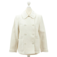 Miu Miu Box jacket in white