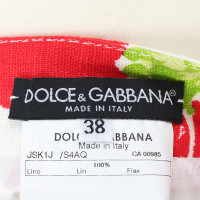 Dolce & Gabbana Wrap-around skirt made of linen