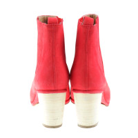 Opening Ceremony Red ankle boots