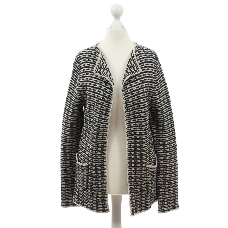 Rena Lange Cardigan in black cream