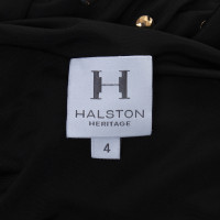 Halston Heritage Robe avec goujons trim