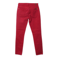 7 For All Mankind Skinny rosso jeans