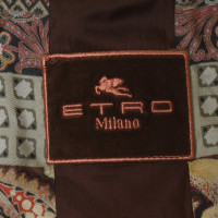 Etro Velvet Blazer in Brown