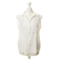 Comptoir Des Cotonniers Silk blouse in white