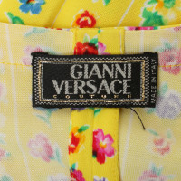 Gianni Versace Shirt met bloem afdrukken