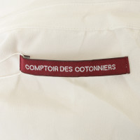 Comptoir Des Cotonniers Camicetta di seta in bianco