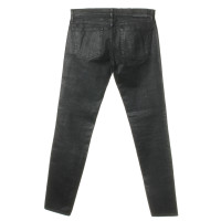 Ralph Lauren Gewachste schwarze Jeans