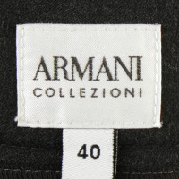 Armani Collezioni Pantaloni di flanella grigia