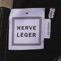 Hervé Léger Jurk in zwart, room en beige