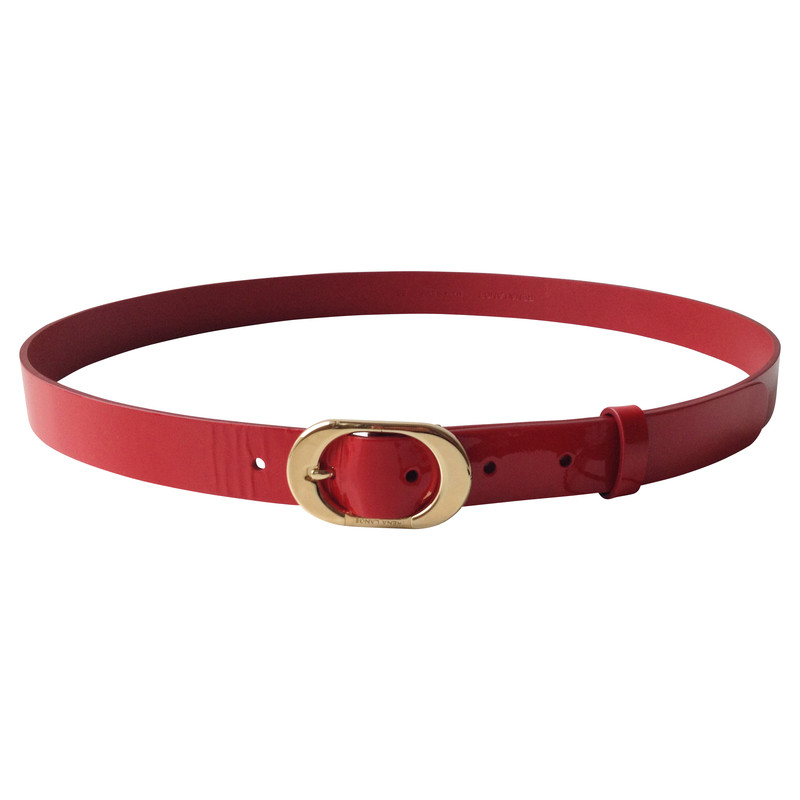 Rena Lange Red patent leather belt - Buy Second hand Rena Lange Red ...