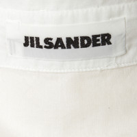 Jil Sander Short-sleeved blouse in white