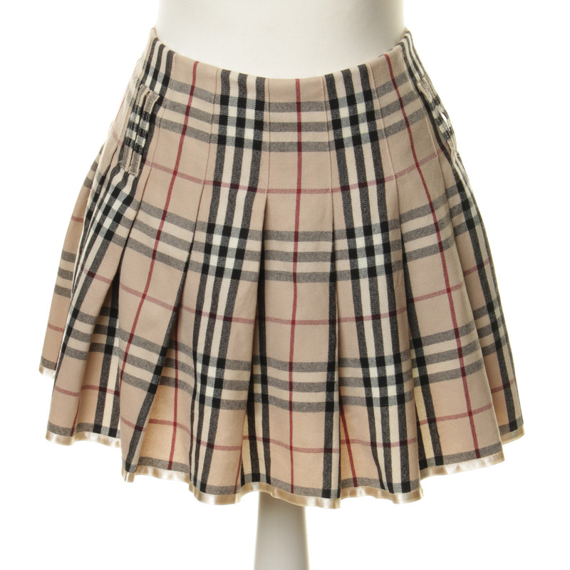 Burberry Pleated skirt with Plaid - Buy Second hand Burberry Pleated