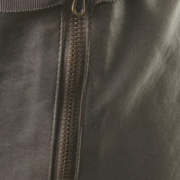 Lanvin Grey leather skirt