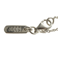 Joop! Silver necklace with cross pendant
