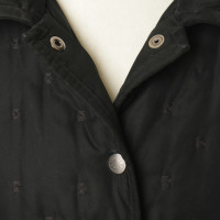 Hermès Steppjacke in Schwarz