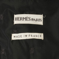 Hermès Doorgestikte jack in zwart