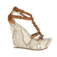 Casadei Platform sandal in reptiles