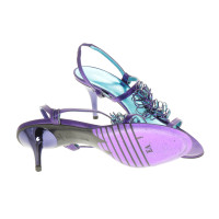Armani Riemchen-Sandalette mit Violett