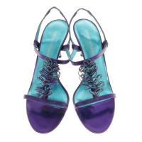 Armani Riemchen-Sandalette mit Violett