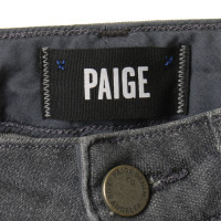 Paige Jeans Jeans con i sacchetti di chiusura lampo grigio