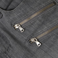 Paige Jeans Jeans con i sacchetti di chiusura lampo grigio