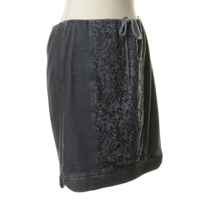 Marc Cain Blue skirt with lace trim
