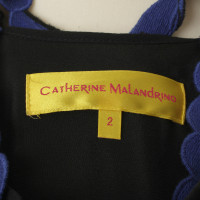 Catherine Malandrino Abito in seta con accento colorato