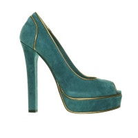 Gucci Peep-toes in teal