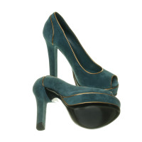 Gucci Peep-toes in teal
