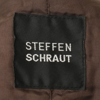 Steffen Schraut Suede jacket in Orange