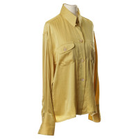 Jil Sander Silk blouse in yellow