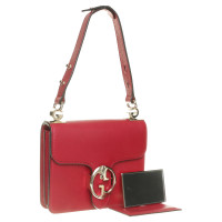 Gucci "1973" zak in het rood