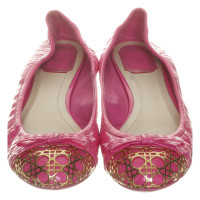 Christian Dior Ballerina's in roze