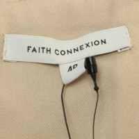 Faith Connexion Gold-colored Bustier dress