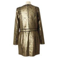 Faith Connexion Sequin jacket in gold