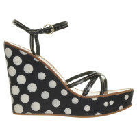 Miu Miu Platform sandal with dots