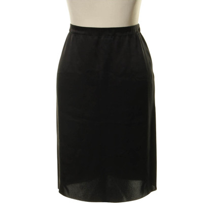 Lanvin Black silk skirt