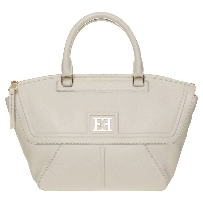 Escada Weiße Handtasche